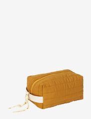 Fabelab - Quilted toiletry bag - Ochre - toiletry bags - ochre - 0