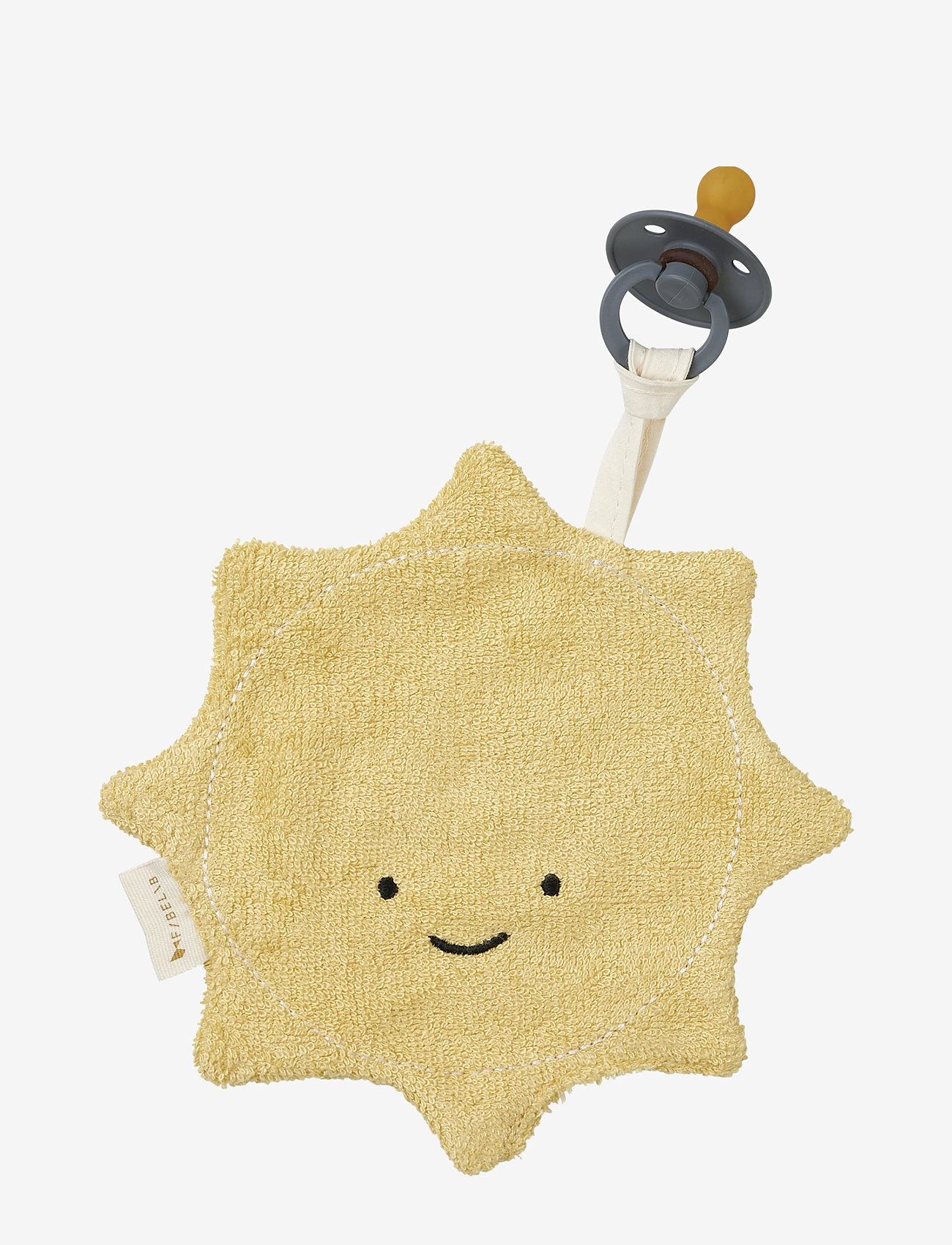 Fabelab - Pacifier Cuddle - Sun - Pale Yellow - pale yellow - 0