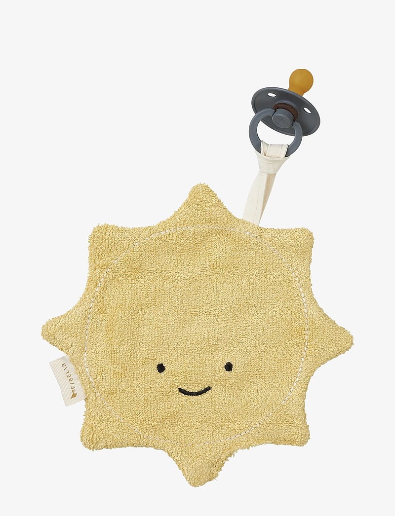 Fabelab - Pacifier Cuddle - Sun - Pale Yellow - pale yellow - 0