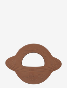 Natural Rubber Teether - Planet - Cinnamon, Fabelab
