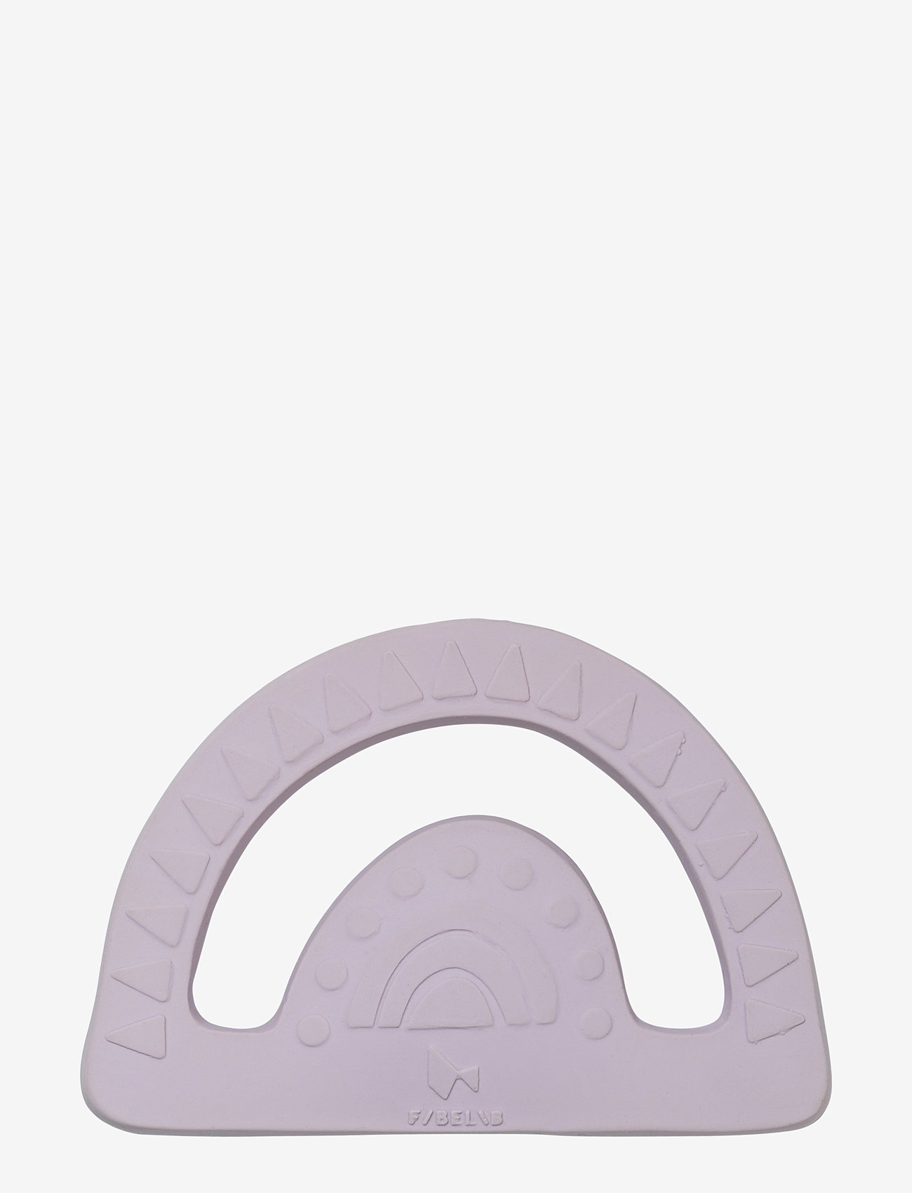Fabelab - Natural Rubber Teether - Rainbow - Lilac - lägsta priserna - lilac - 0
