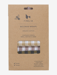 Fabelab - Beeswax Wraps - Ochre mix - 3 pack - zemākās cenas - ochre, pale yell - 1
