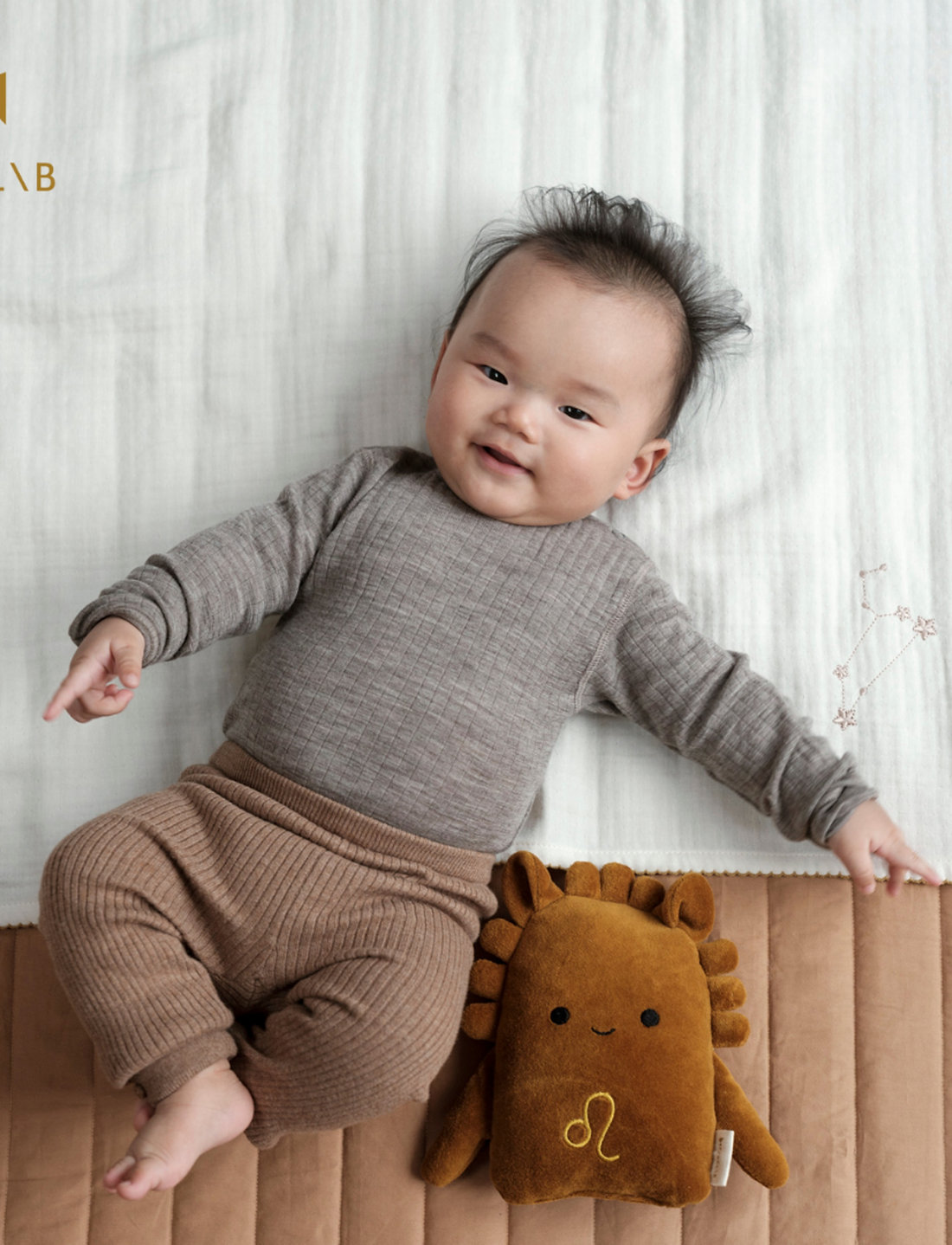 Fabelab Baby Blanket Zodiac Leo Boozt