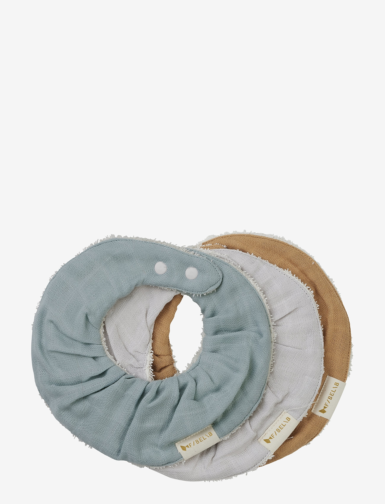 Ruffle Bib - Galaxy - 3 pack - COTTAGE BLUE, CA