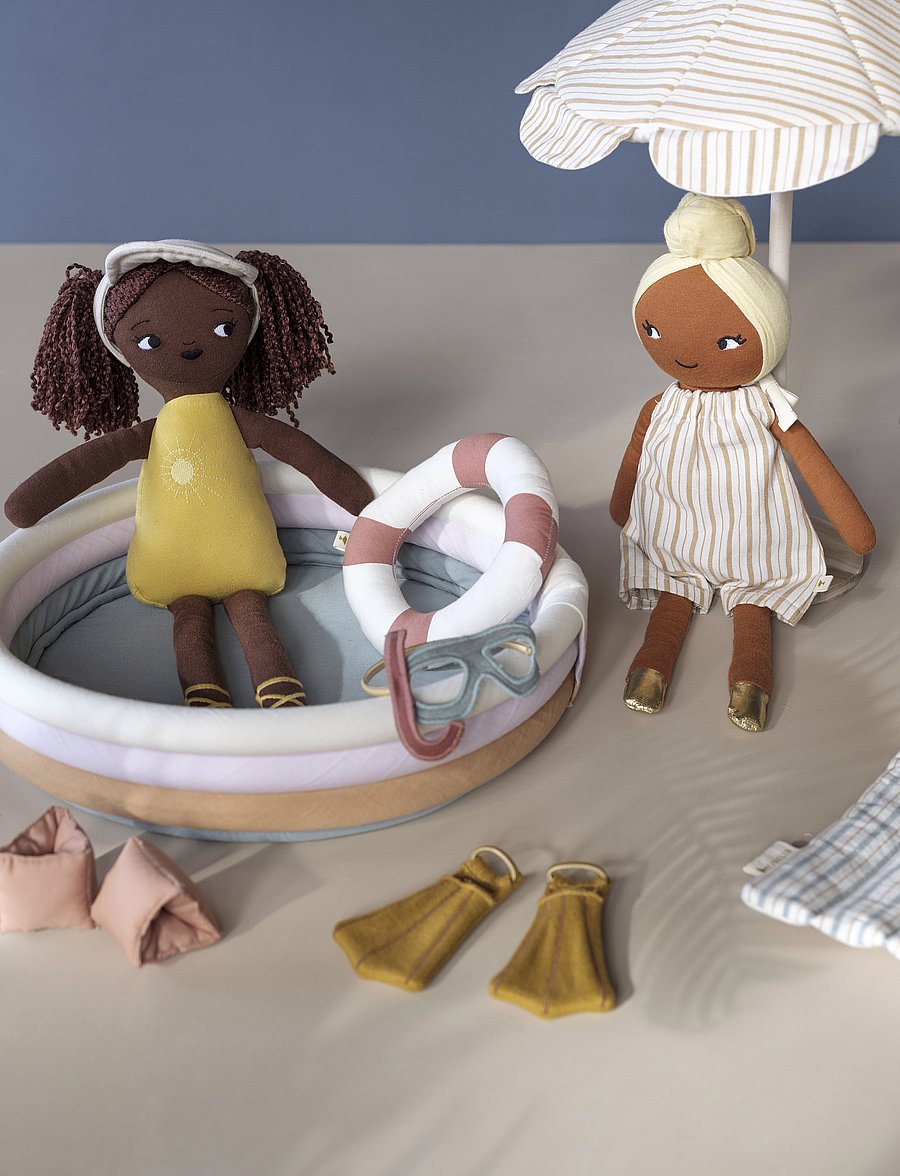 Fabelab - Doll Accessories - Swim - y/d pattern, cla - 1