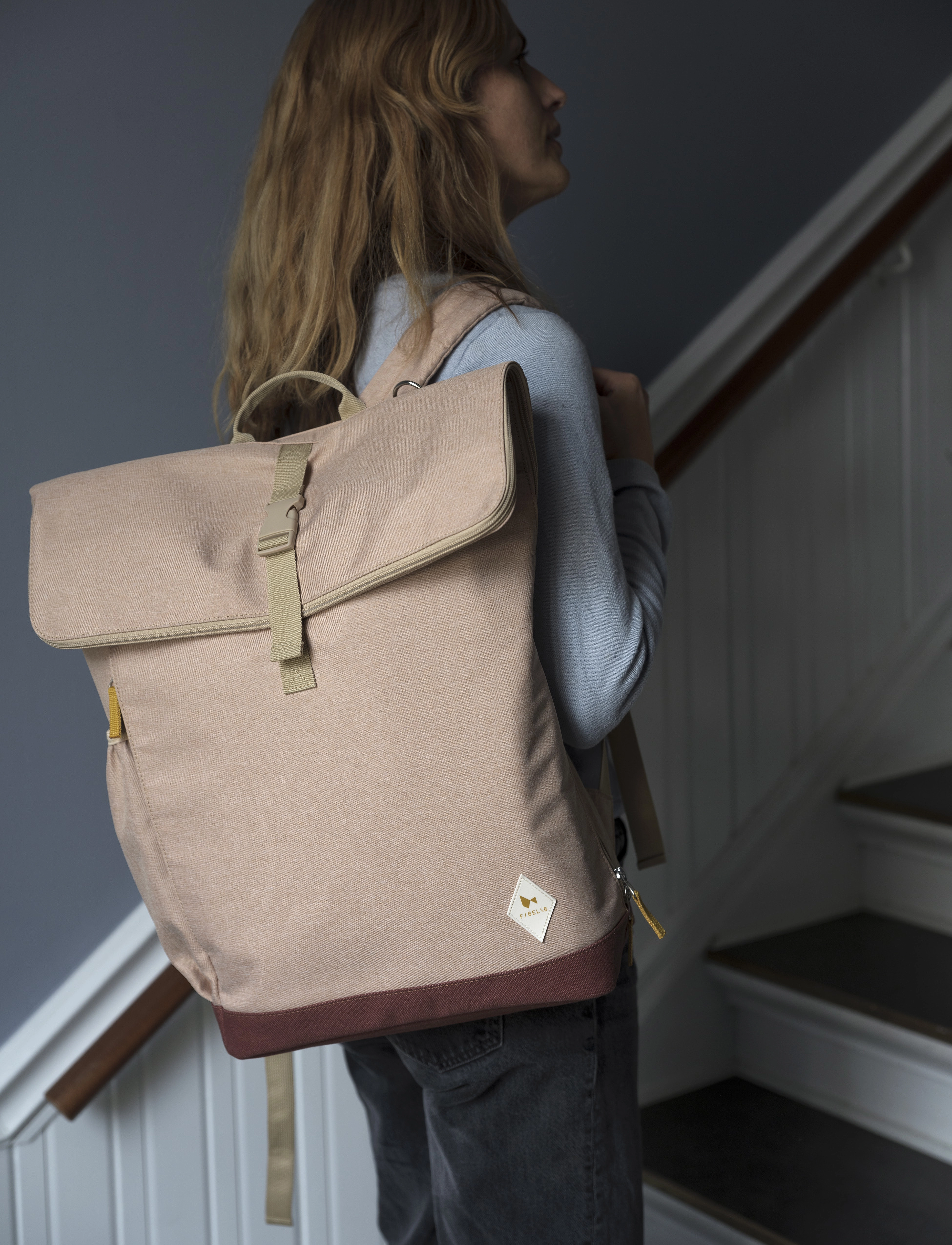 Fabelab - On-the-go Parent Backpack - Caramel - bags - caramel - 2
