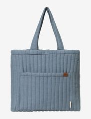 Quilted Tote Bag - Chambray Blue Spruce - BLUE SPRUCE