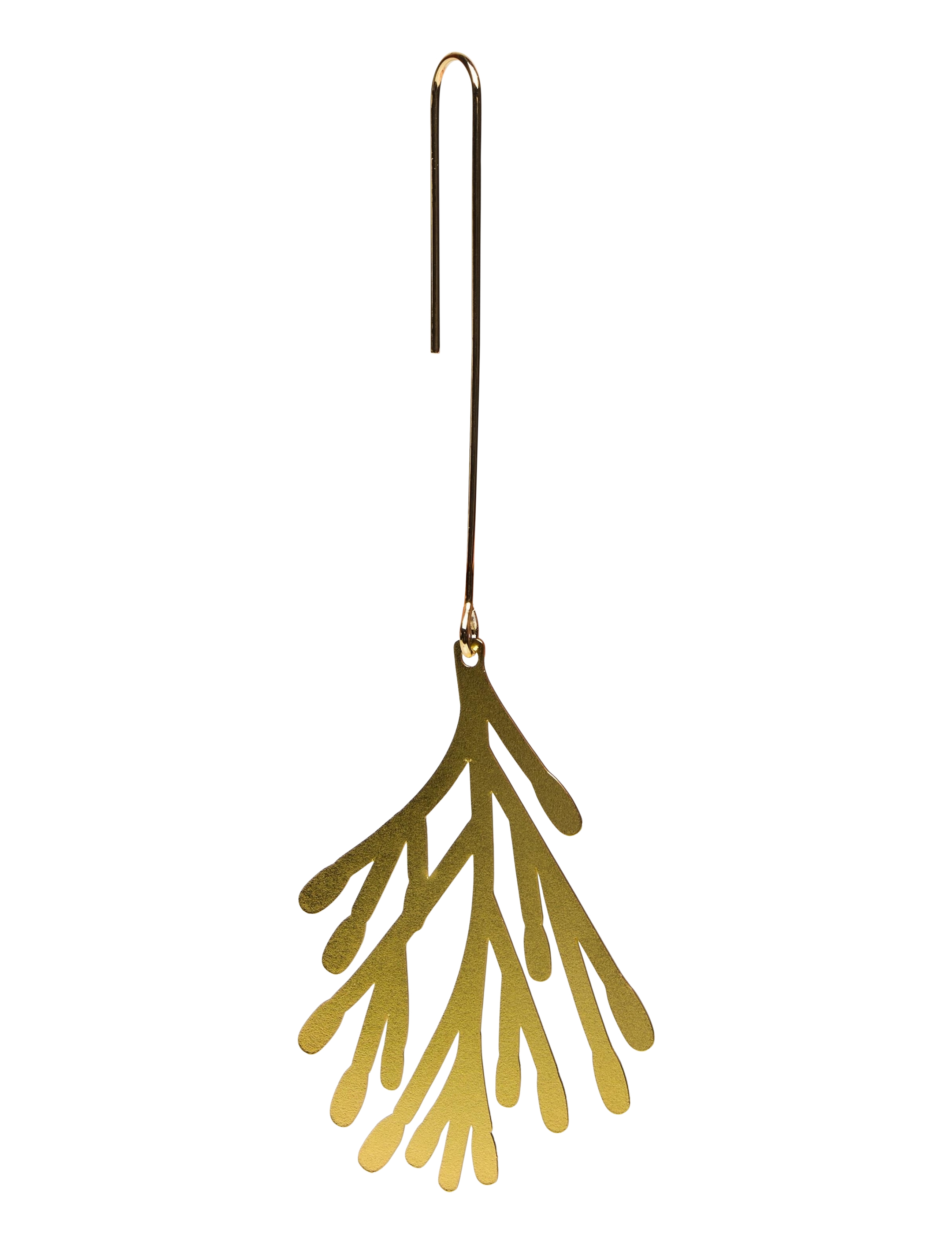 Fabelab - Christmas Ornaments Yule Greens - 3 pack - Golden Metal - decorations - gold - 2