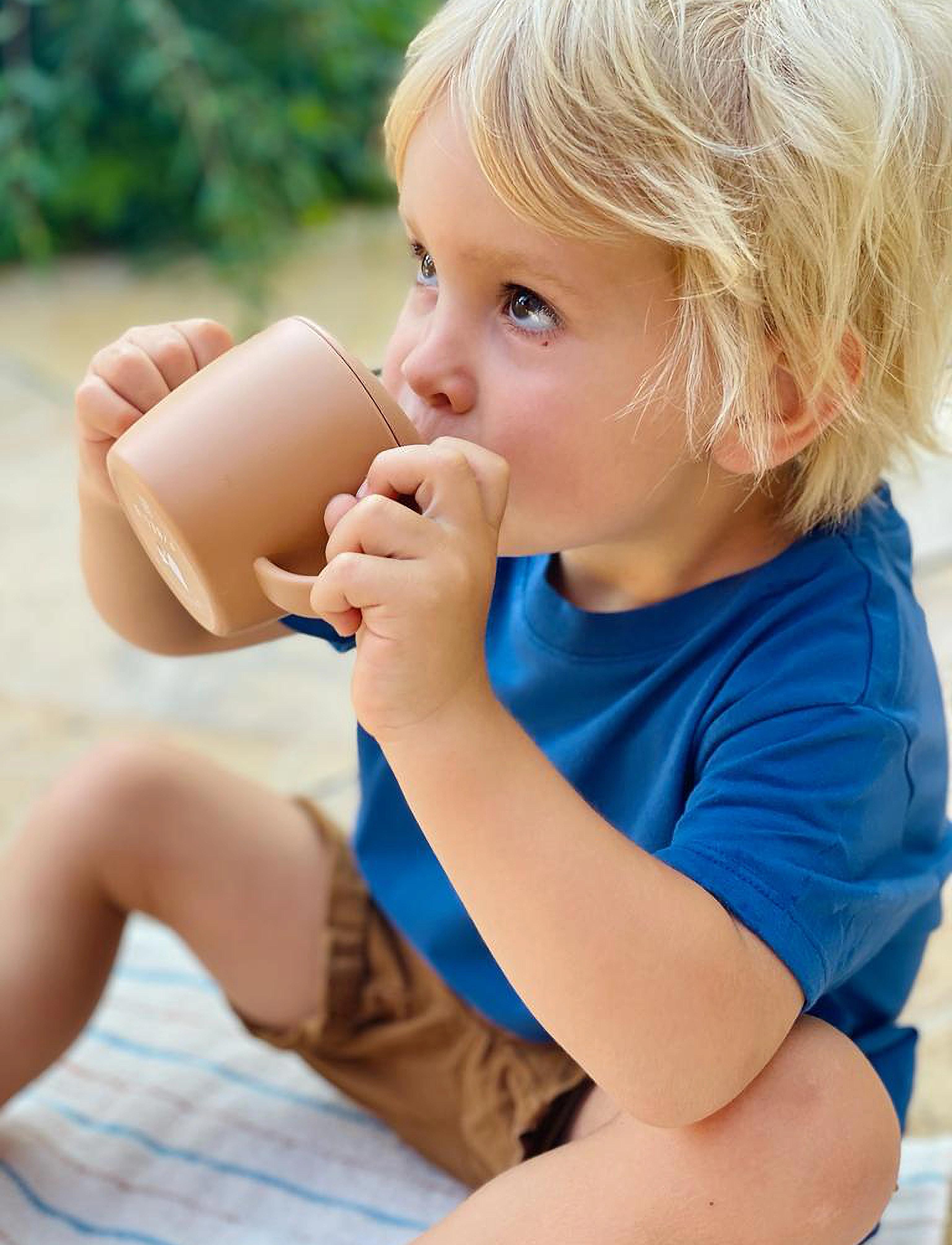 Fabelab Sippy Cup - Caramel - Pla, D:8X H9.6 cm, Orange, Fodring Af Baby > Suttekopper, Børn