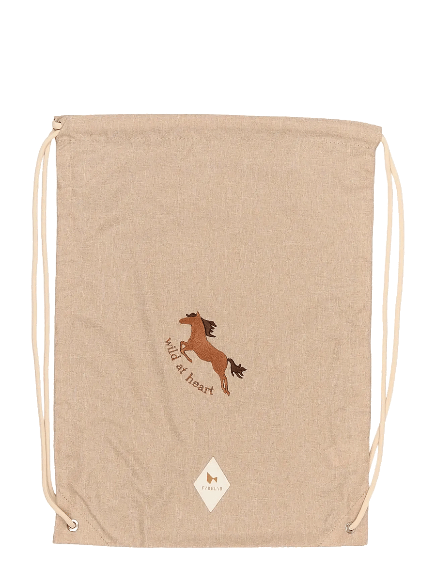 Fabelab - String Bag - Wild at Heart - sporttaschen - caramel - 2