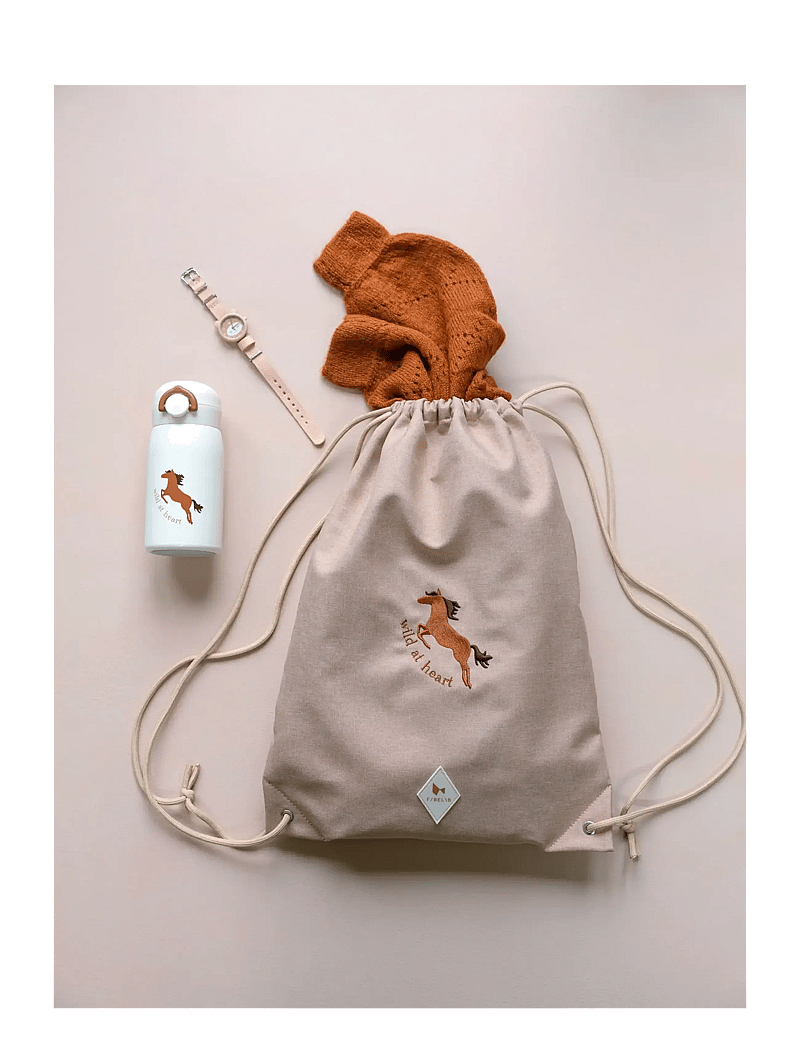 Fabelab - String Bag - Wild at Heart - spordikotid - caramel - 4
