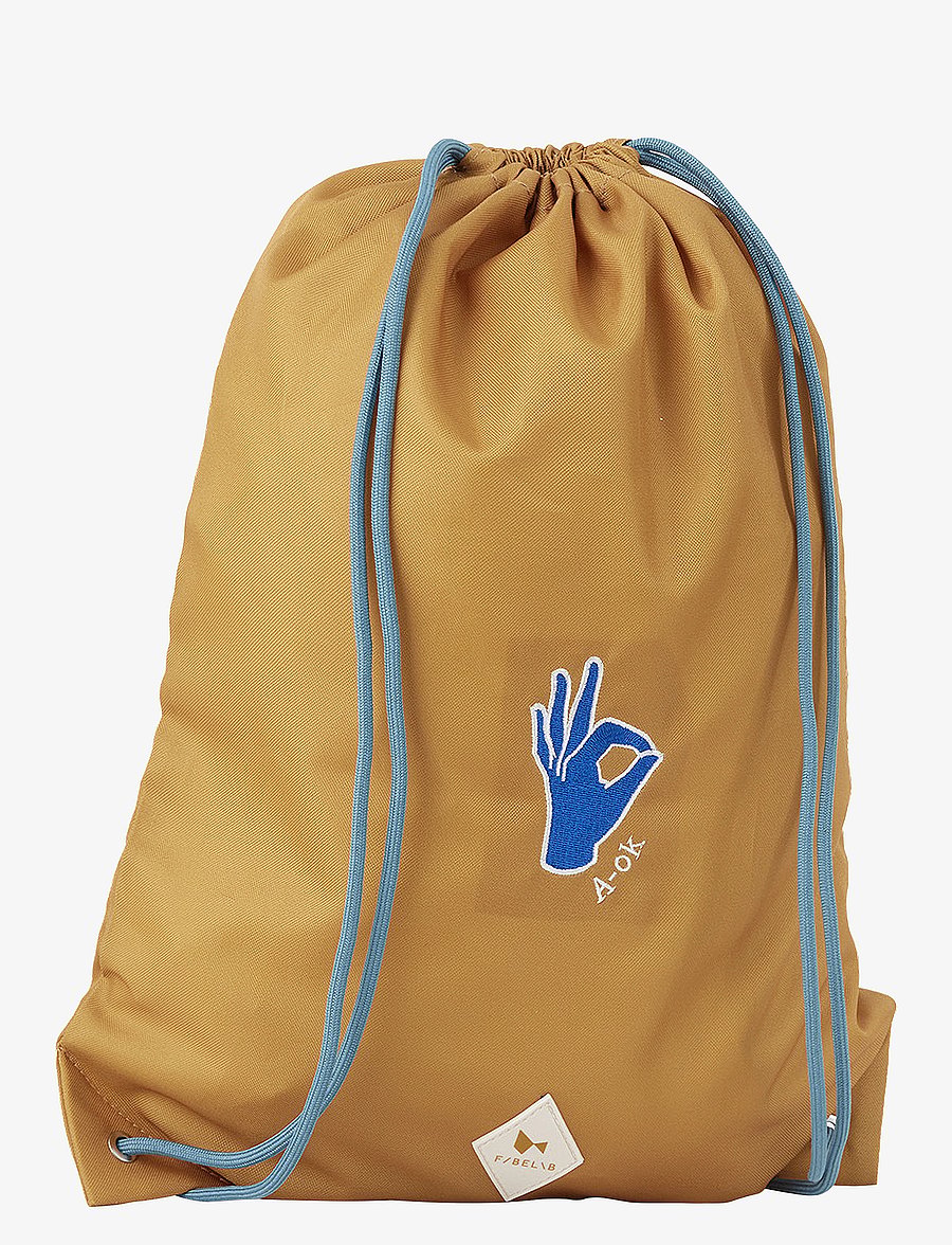 Fabelab - String Bag - A-OK - sporttaschen - ochre - 1