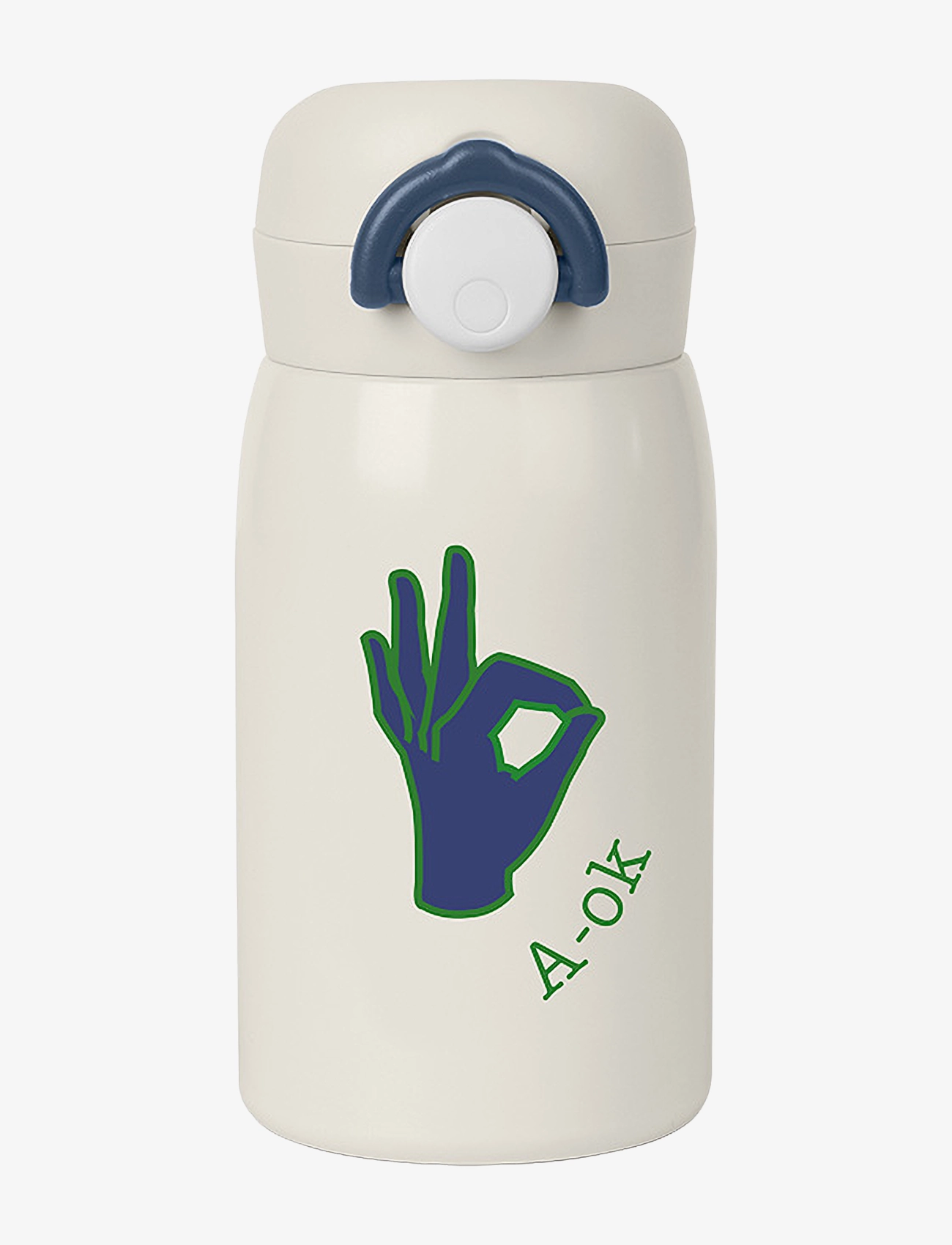Fabelab Water Bottle - Small - A-Ok, One Size, Cream, Hjem > Måltidstid, Børn