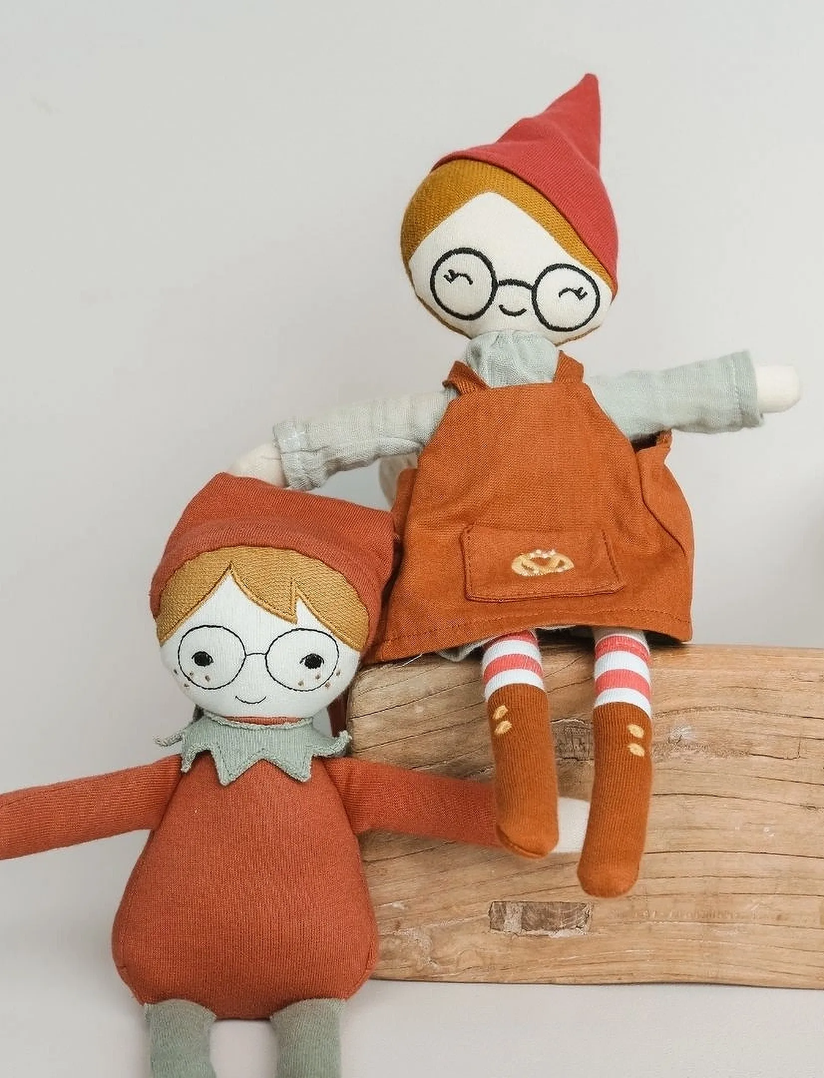 Fabelab - Christmas Elf Doll - Nana - multi colours - 5