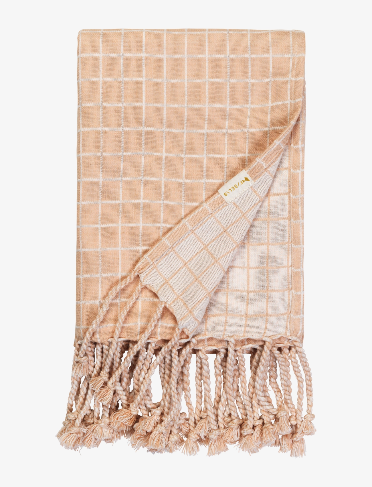 Fabelab Blanket Grid, One Size, Sleep Time, Koralle - Blankets & Quilts, Kinder