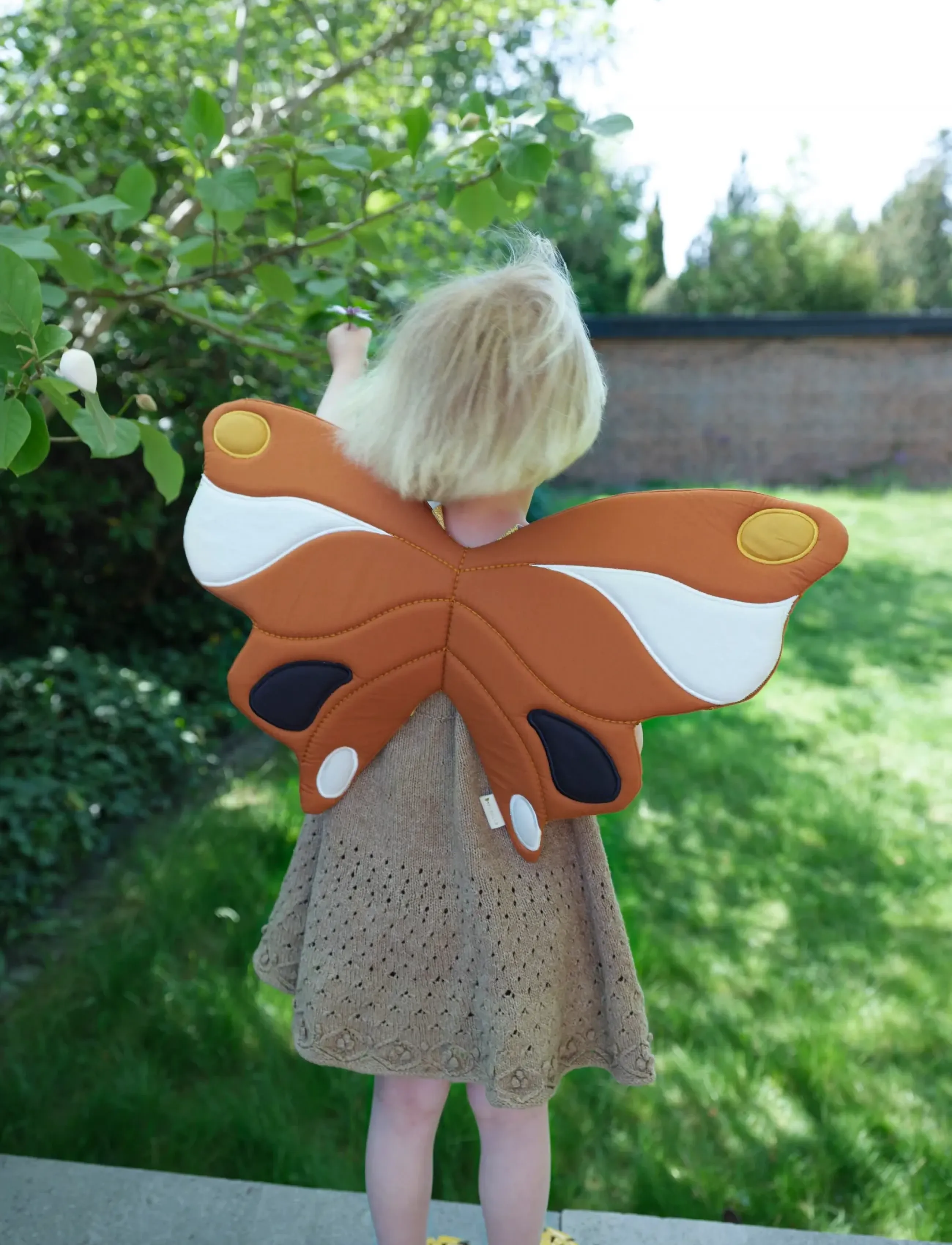 Fabelab Dress-Up Wings Butterfly, One Size, Costumes & Accessories, Braun - Character Costumes, Kinder