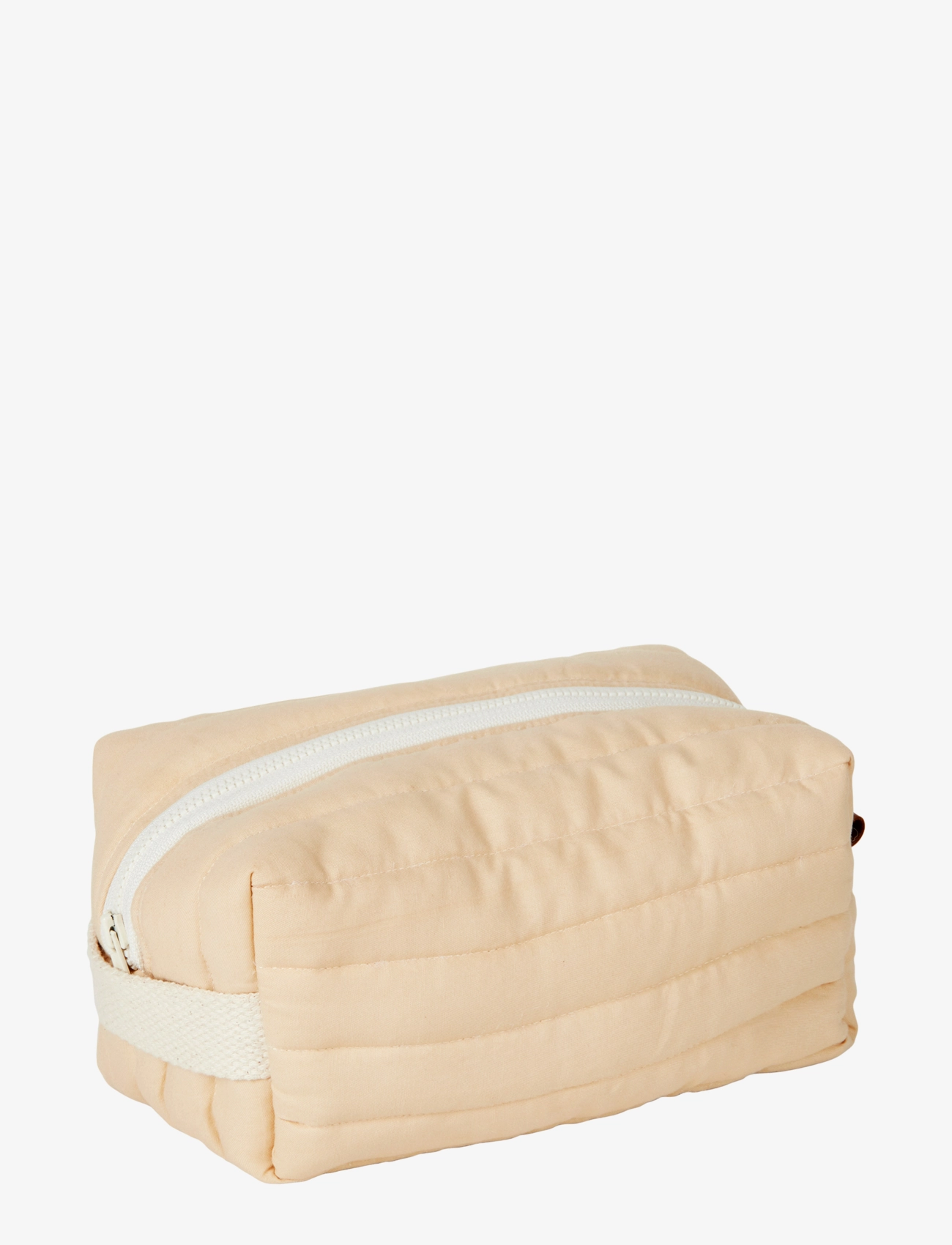 Fabelab Quilted Toiletry Bag - Wheat - Kosmetiktasche - WHEAT / coral