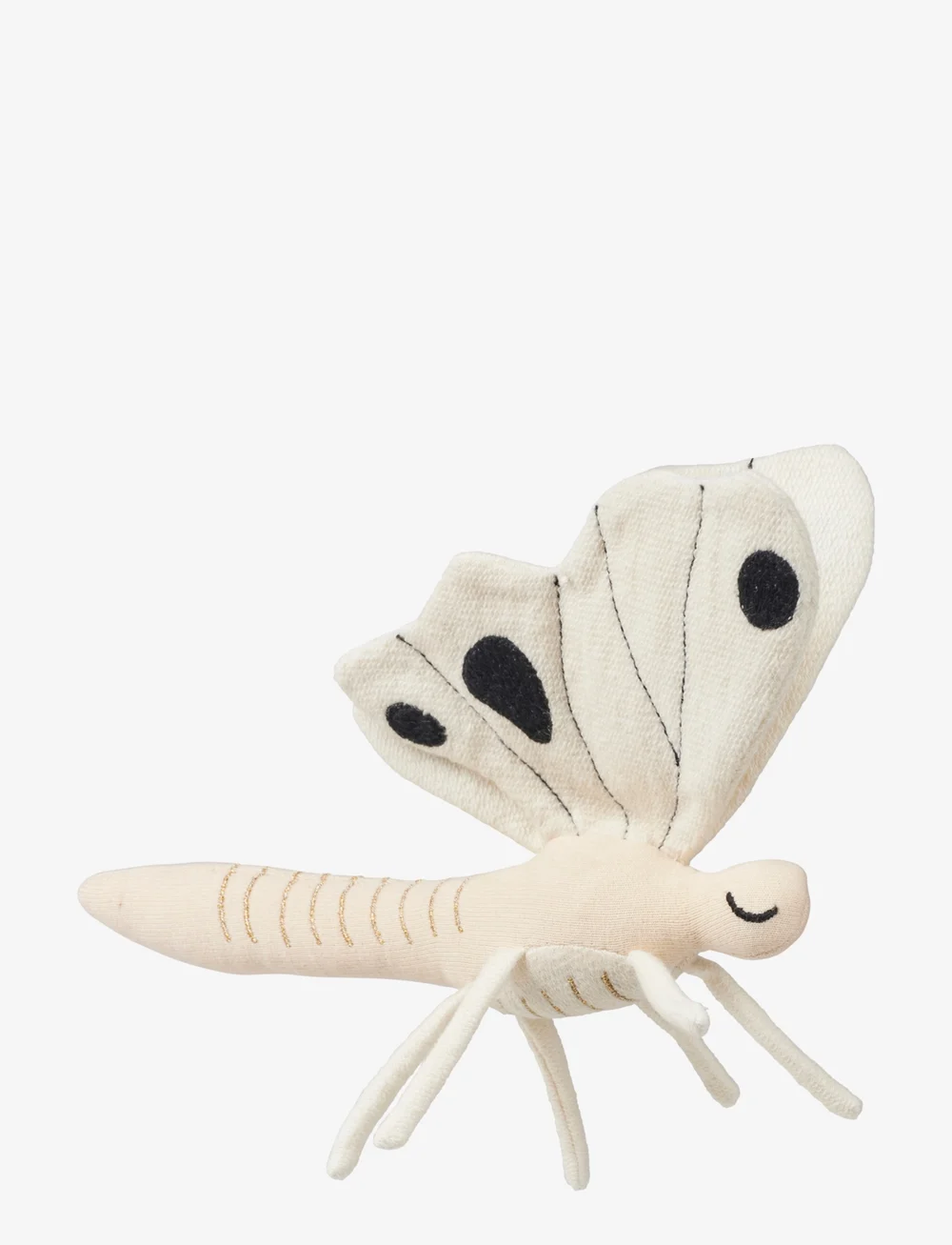 Fabelab - Rattle - Butterfly - rasseln - natural (unbleached cotton) - 0