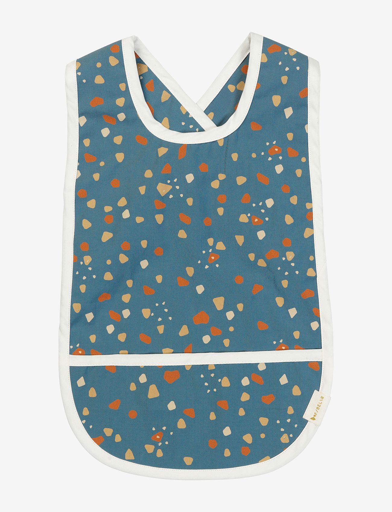 Fabelab - Cross Back Bib - Cobblestone - lowest prices - blue spruce - 0