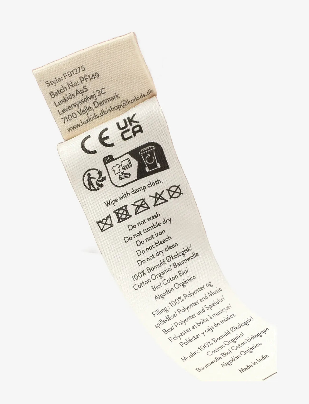 Fabelab - Fabbie Music Box - Bunny - plüschspielzeug - ash rose - 4