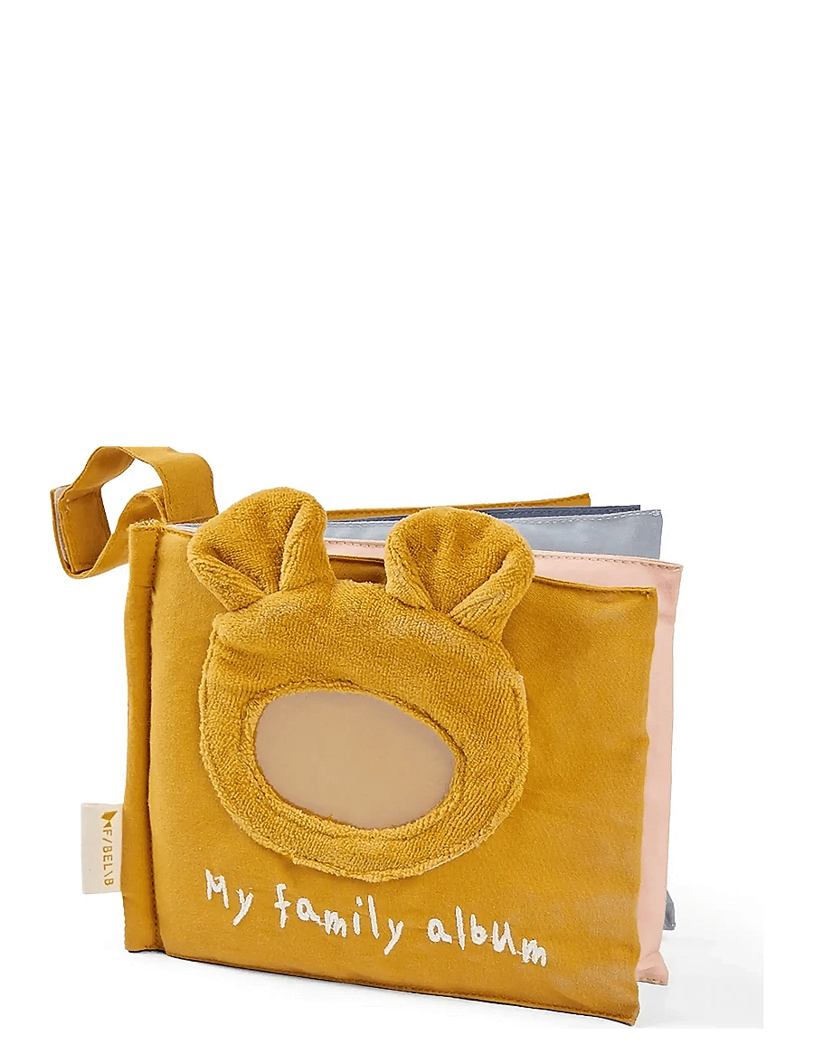 Fabelab - Fabric Book - My Family Album - ungbarnabækur - wood thrush - 0