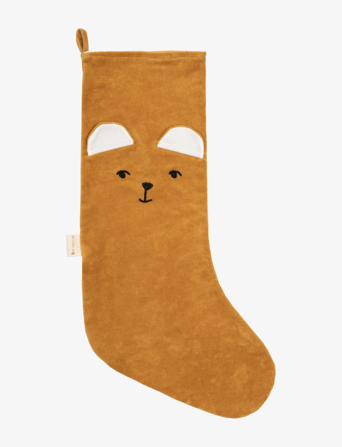 Fabelab Christmas Stocking Bear, Decoration Tilbehør-details, Gul, Str: ONE SIZE