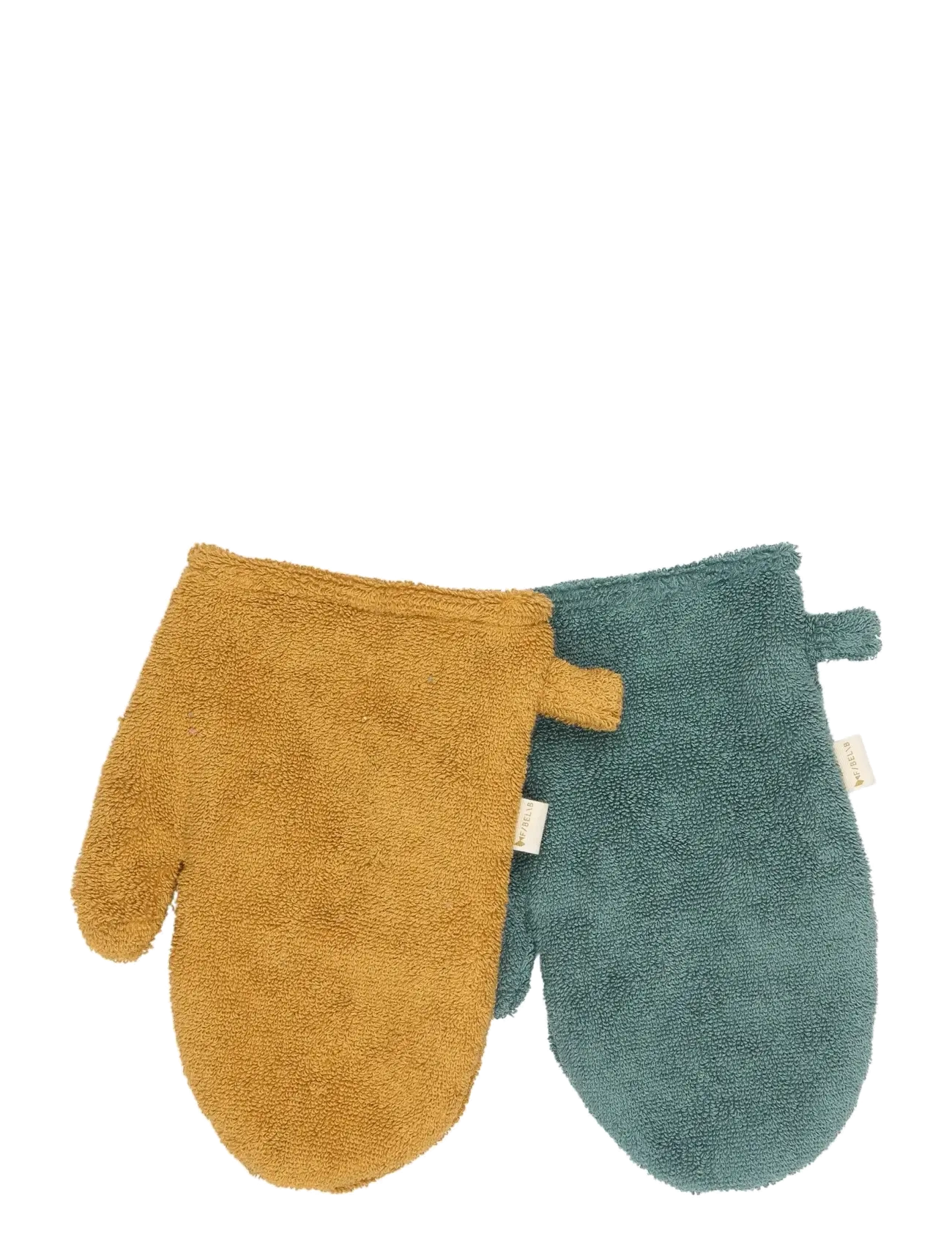 Fabelab - Bath Mitts - 2 pack - Bear and Bunn - myjki - wood thrush - 1