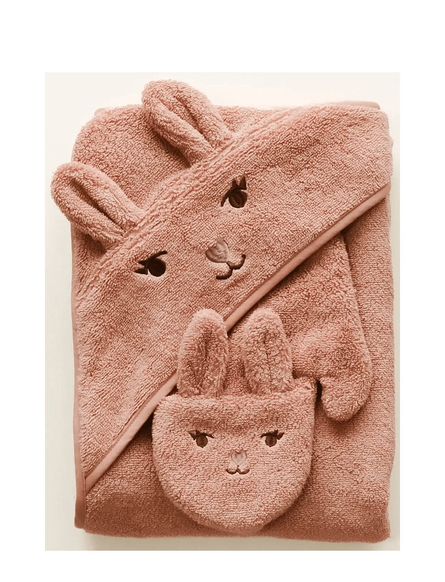 Fabelab - Towel - Bunny - dvieļi - ash rose - 5
