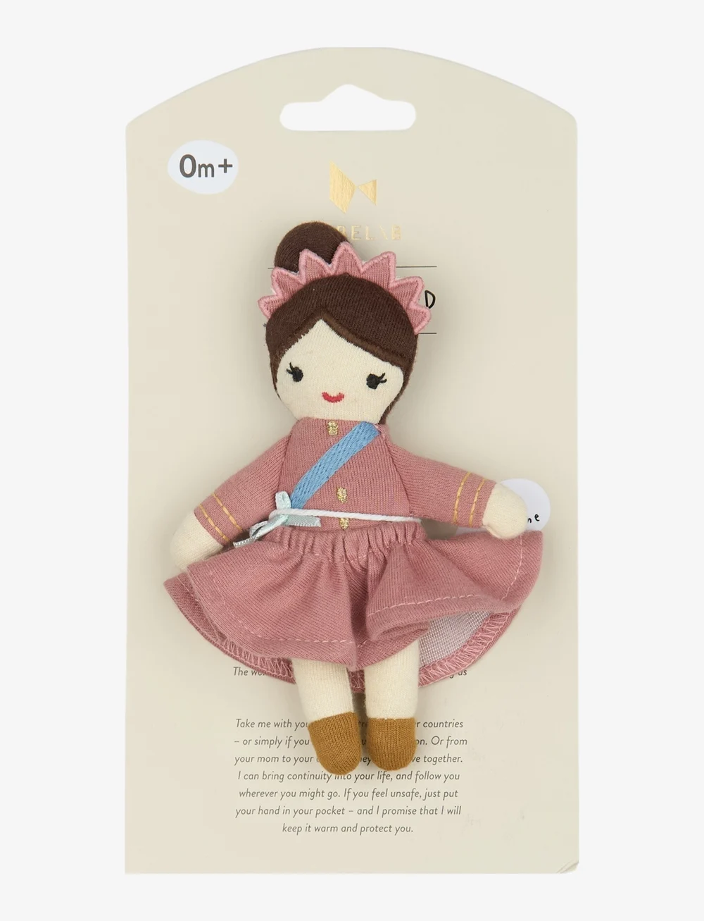 Fabelab - Pocket Friend - Queen - plüschspielzeug - ash rose - 3