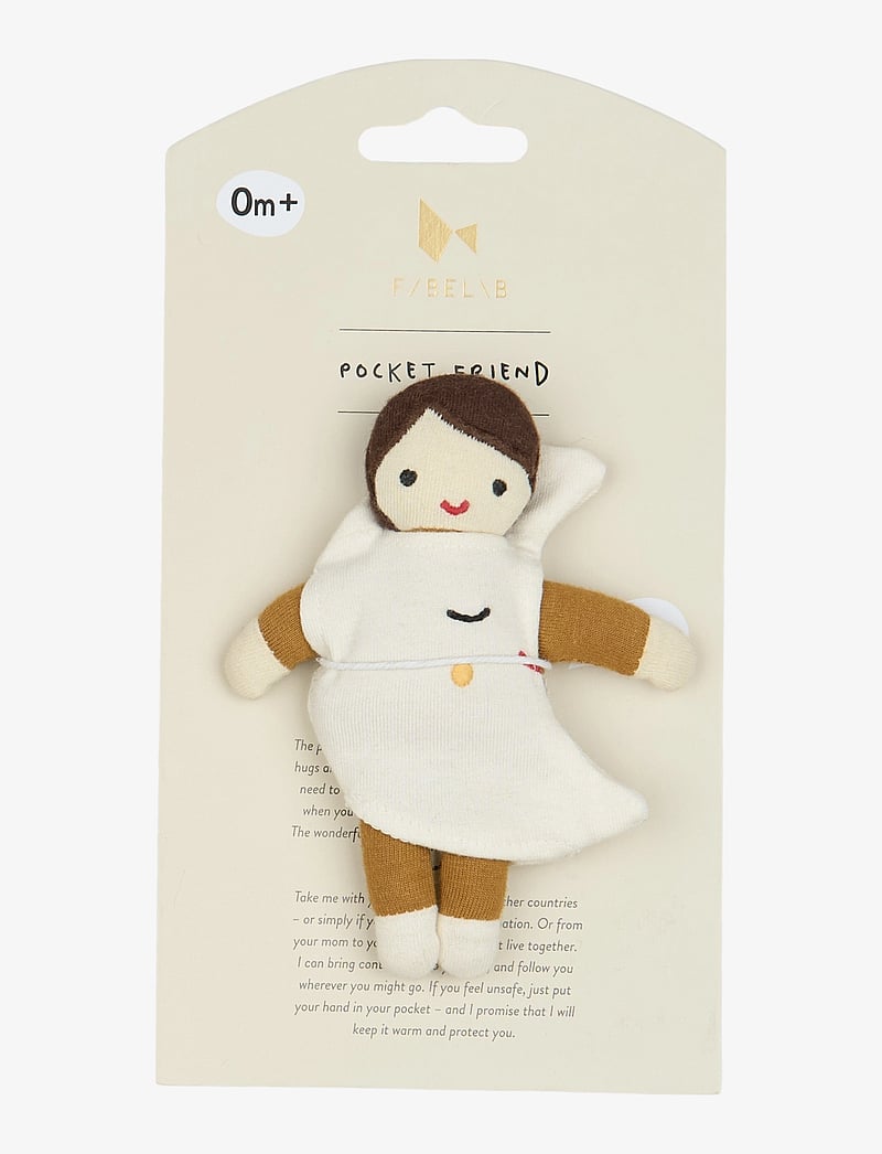 Fabelab - Pocket Friend - Moon - plüschspielzeug - natural - 4