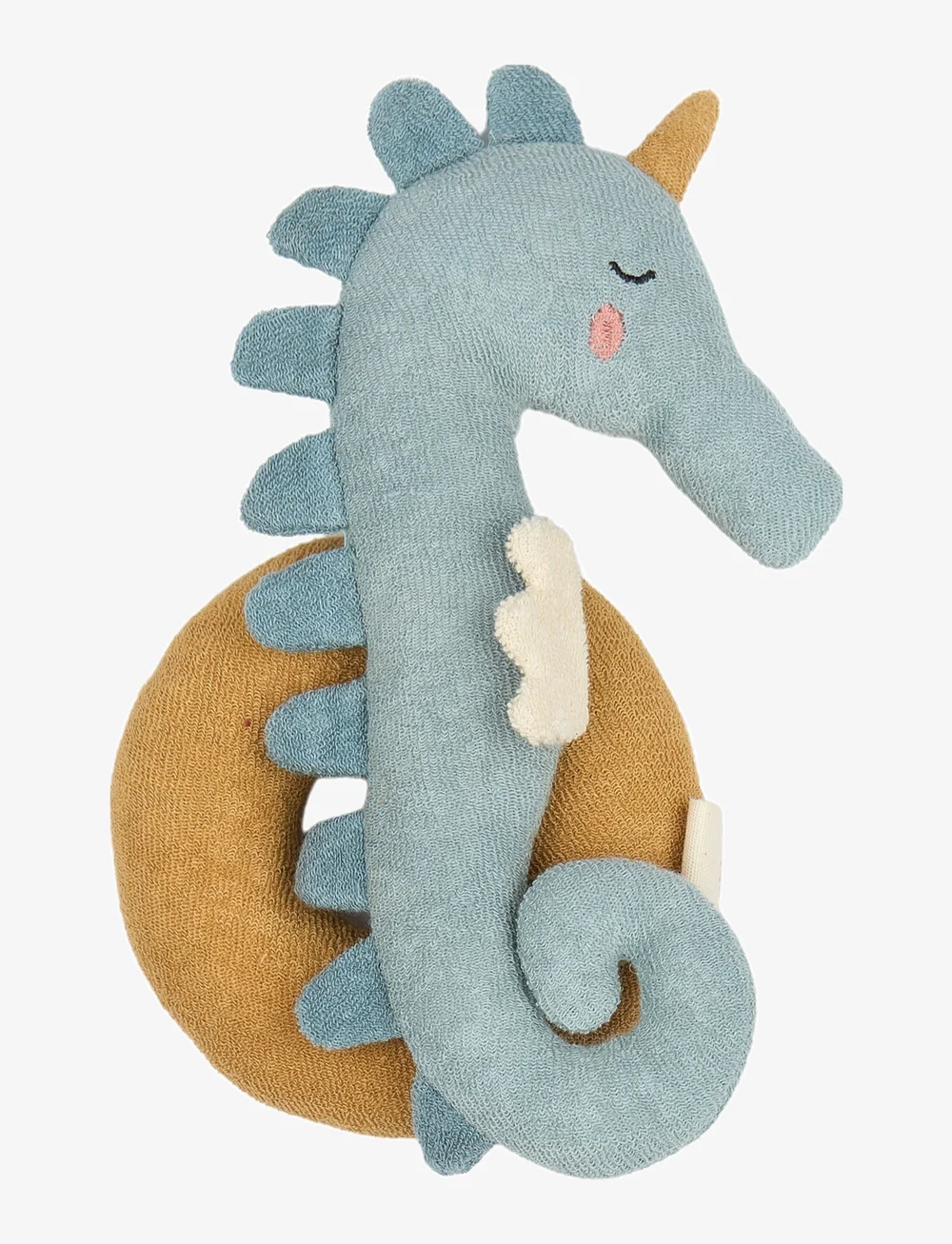 Fabelab - Rattle - Seahorse - rasseln - slate - 1