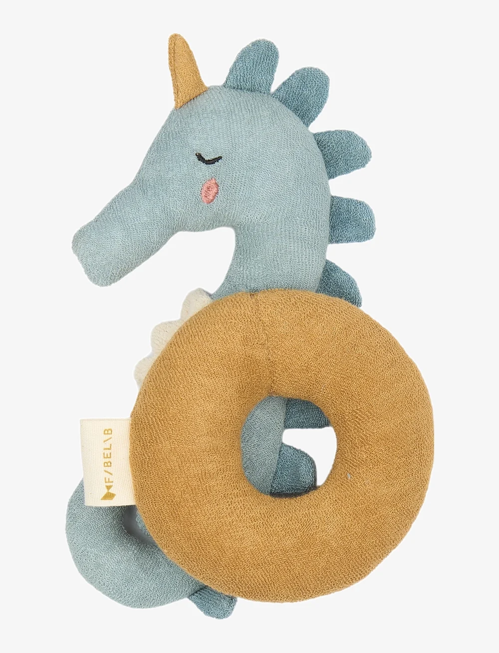 Fabelab - Rattle - Seahorse - rasseln - slate - 2