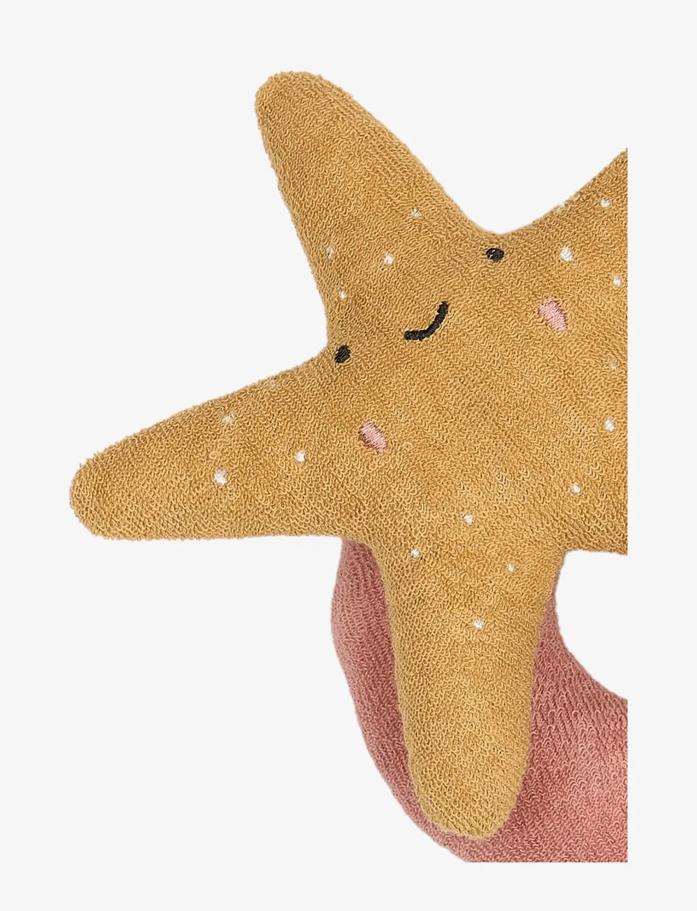 Fabelab - Rattle - Starfish - rasseln - ash rose - 3