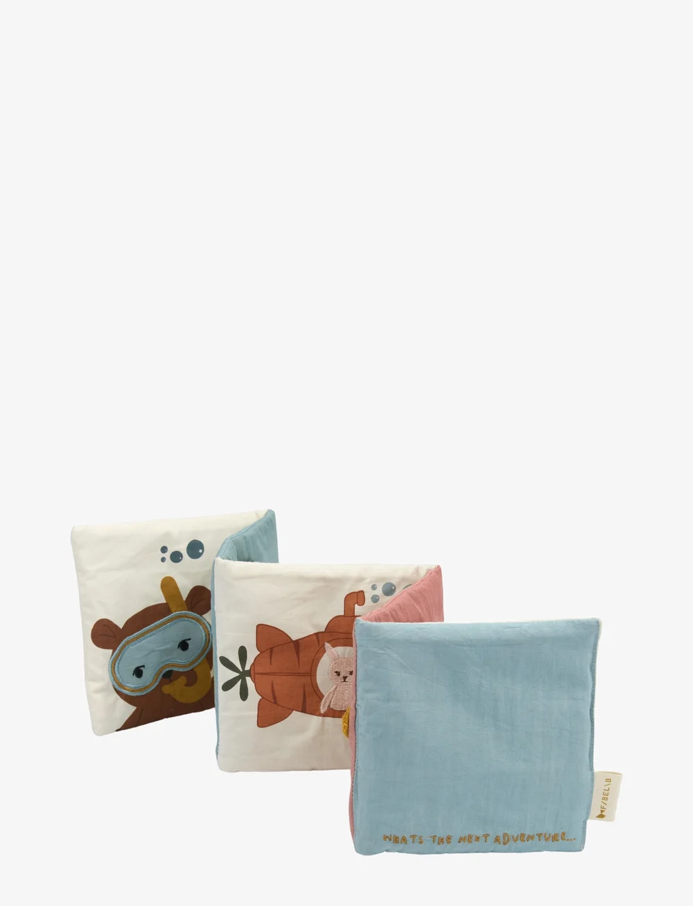 Fabelab - Fabric Book - Sea - baby-bücher - whisper white - 2