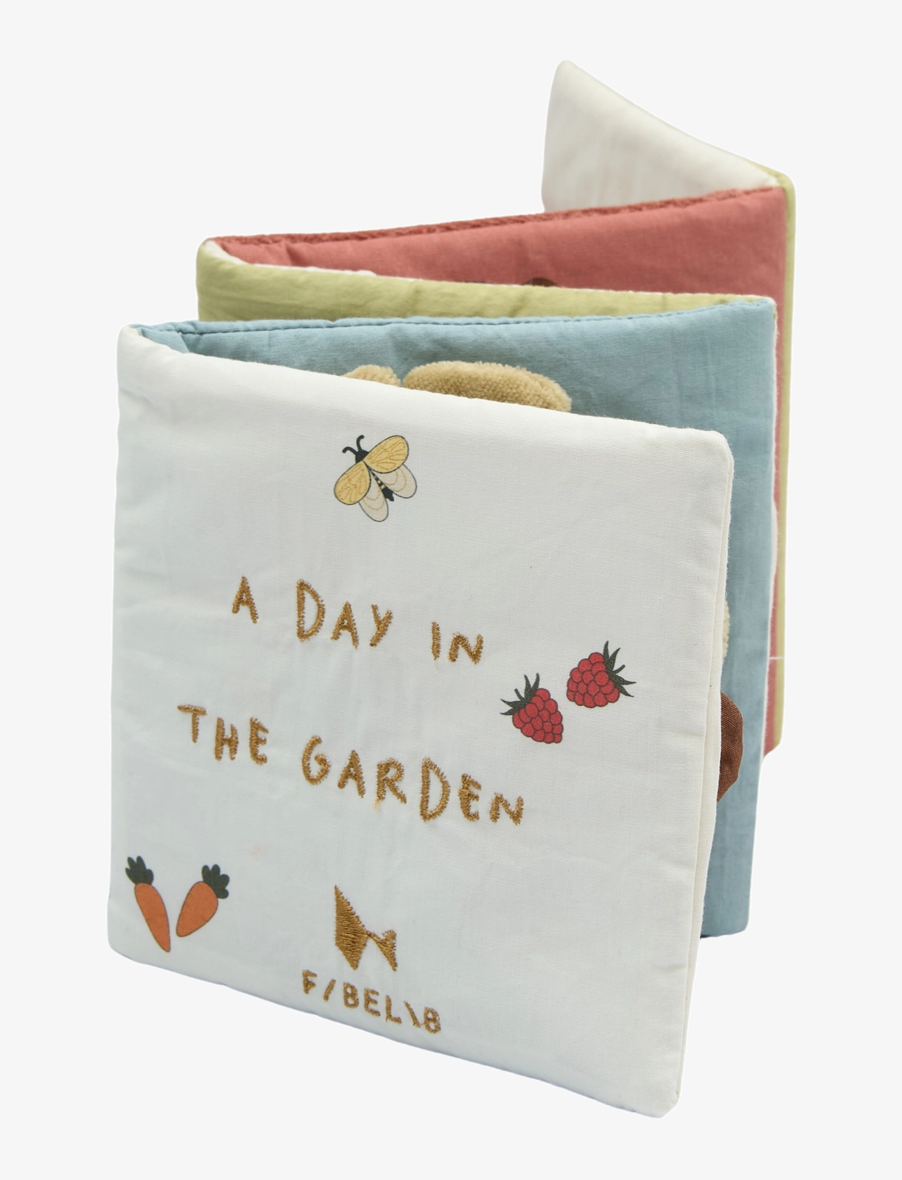 Fabelab Fabric book - Garden - Baby-Bücher - WHISPER WHITE / white
