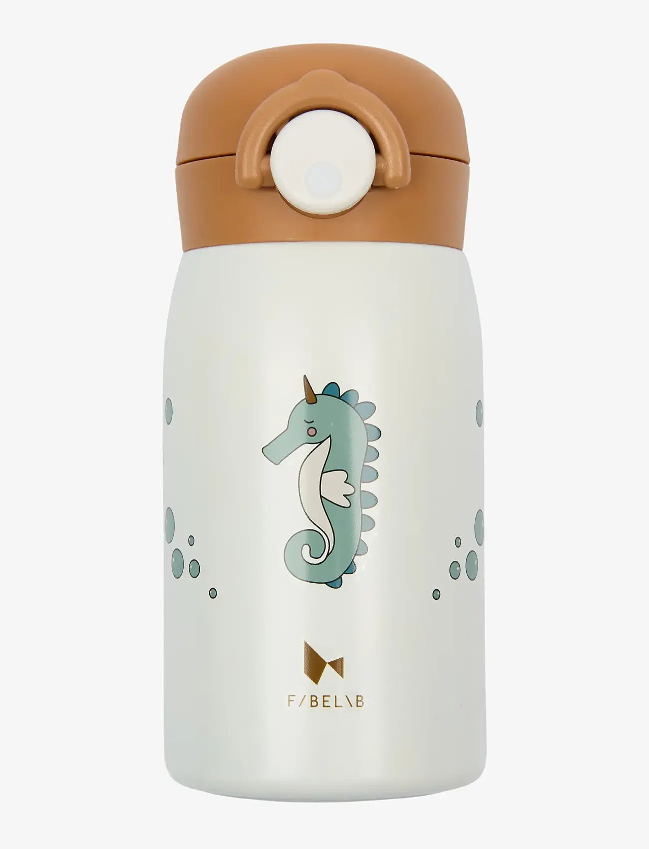 Fabelab - Water Bottle - Seahorse - vattenflaskor - whisper white - 0