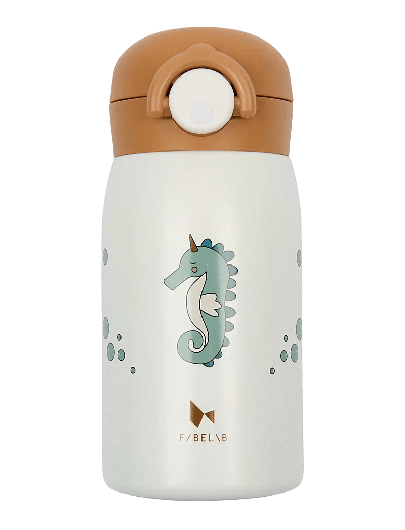 Fabelab - Water Bottle - Seahorse - wasserflaschen - whisper white - 0