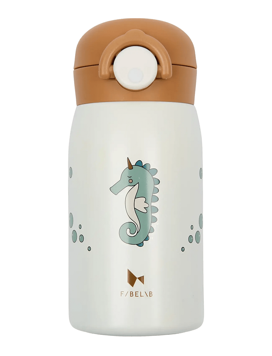 Fabelab - Water Bottle - Seahorse - wasserflaschen - whisper white - 0