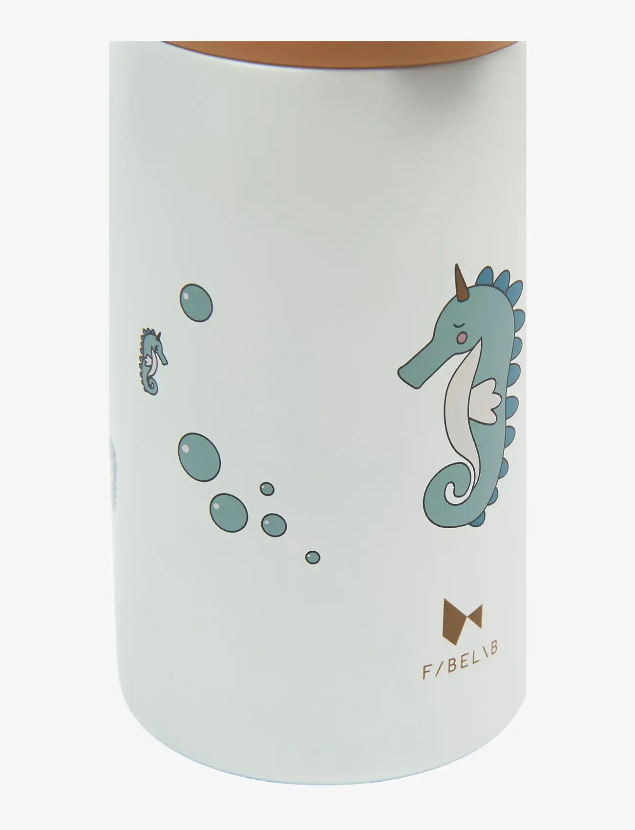 Fabelab - Water Bottle - Seahorse - vattenflaskor - whisper white - 1