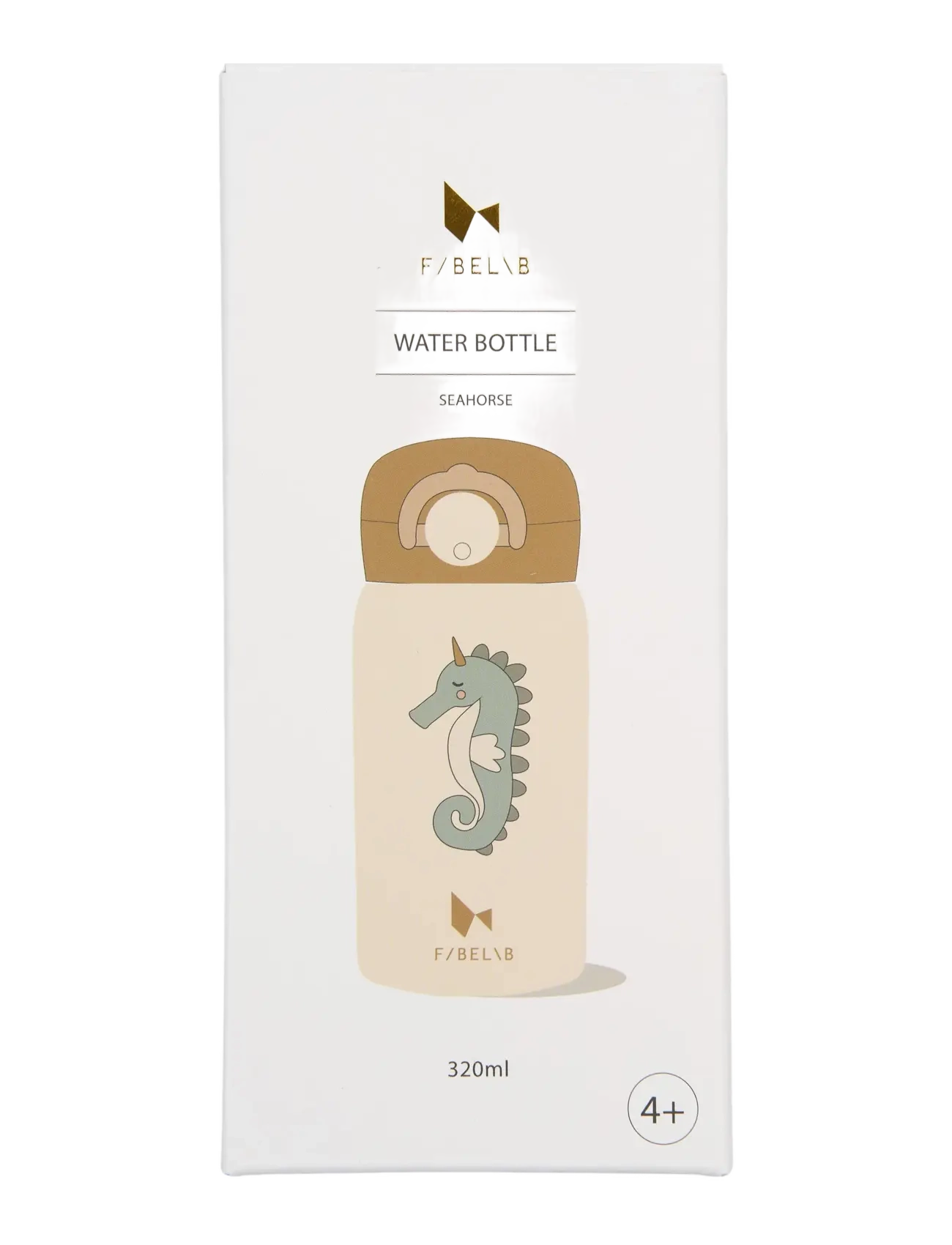 Fabelab - Water Bottle - Seahorse - vannflasker - whisper white - 3