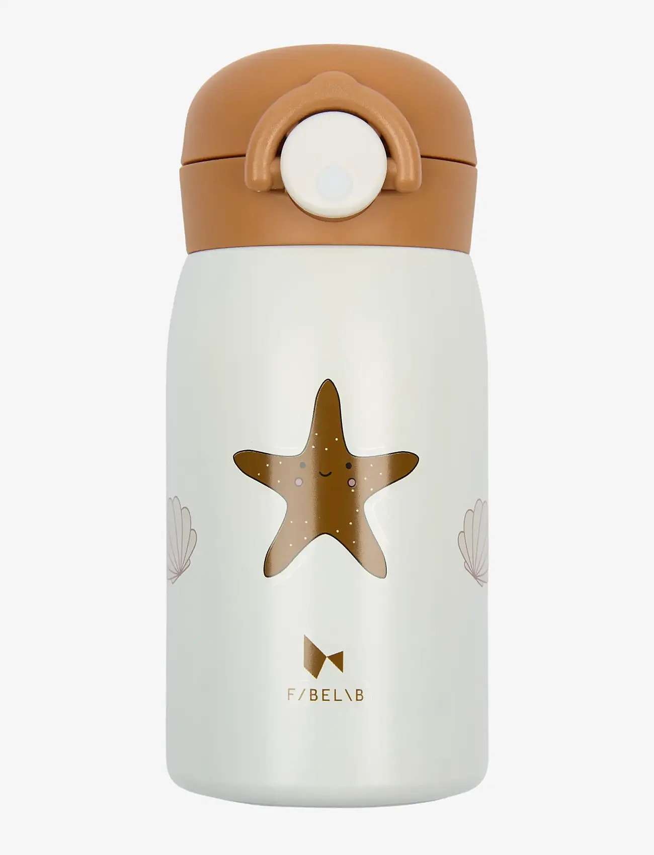 Fabelab - Water Bottle - Starfish - vattenflaskor - whisper white - 0