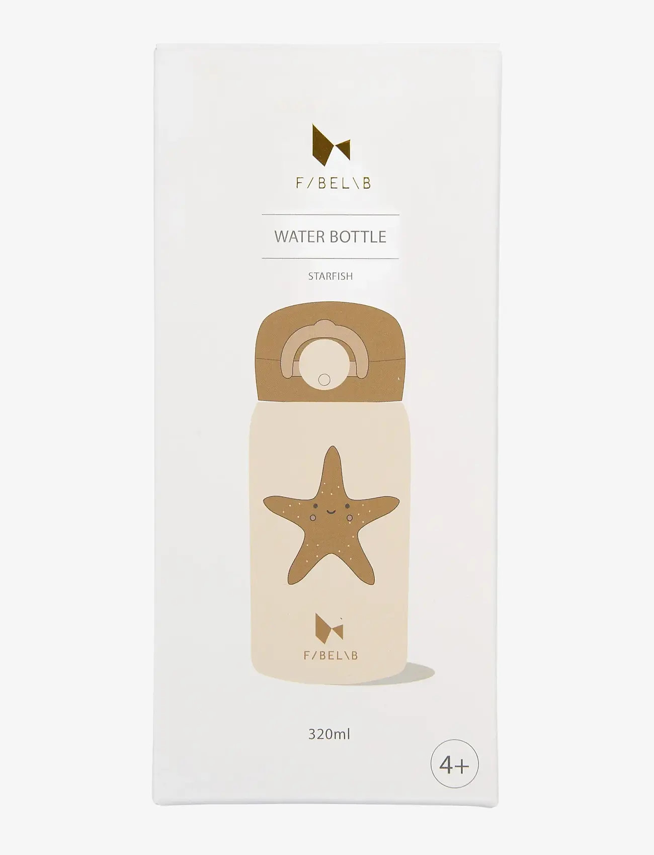 Fabelab - Water Bottle - Starfish - vattenflaskor - whisper white - 3