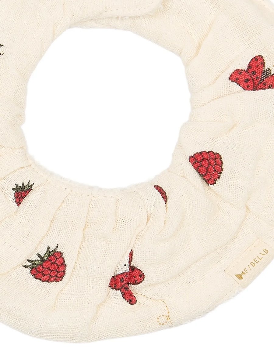 Fabelab - Ruffle Bib 3-pack - Into The Garden - hihattomat ruokalaput - ash rose - 5
