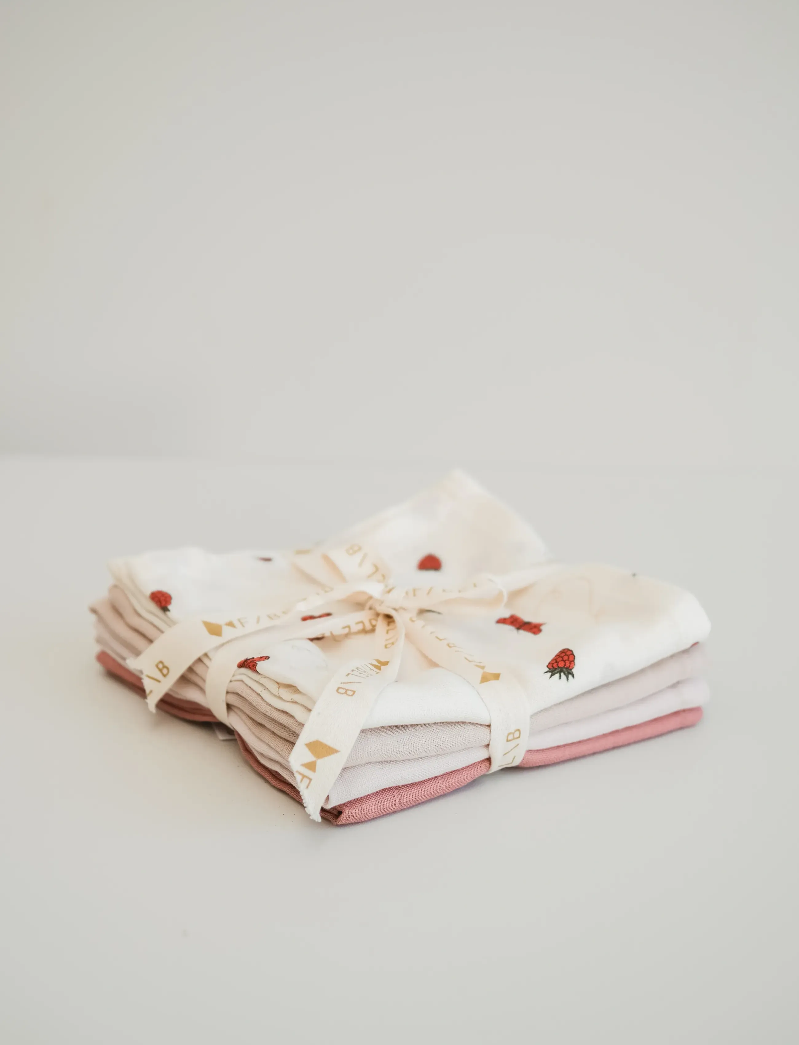 Fabelab Muslin 4-Pack Into The Garden, Børn, Muslin Klude 4-Pak, Cream, Str: ONE SIZE