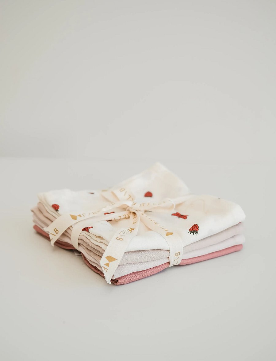 Fabelab - Muslin 4-pack - Into The Garden - mulldecken - peach whip - 0