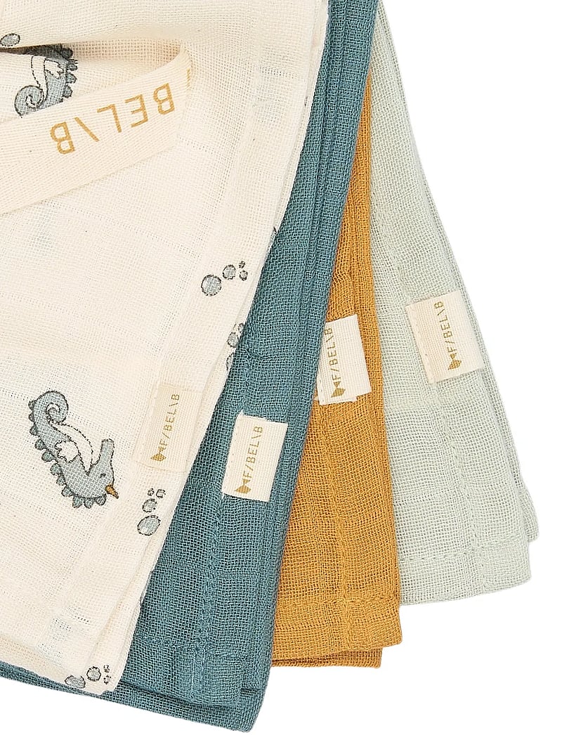 Fabelab - Muslin 4-pack - Under The Sea - mulltücher - wood thrush - 5