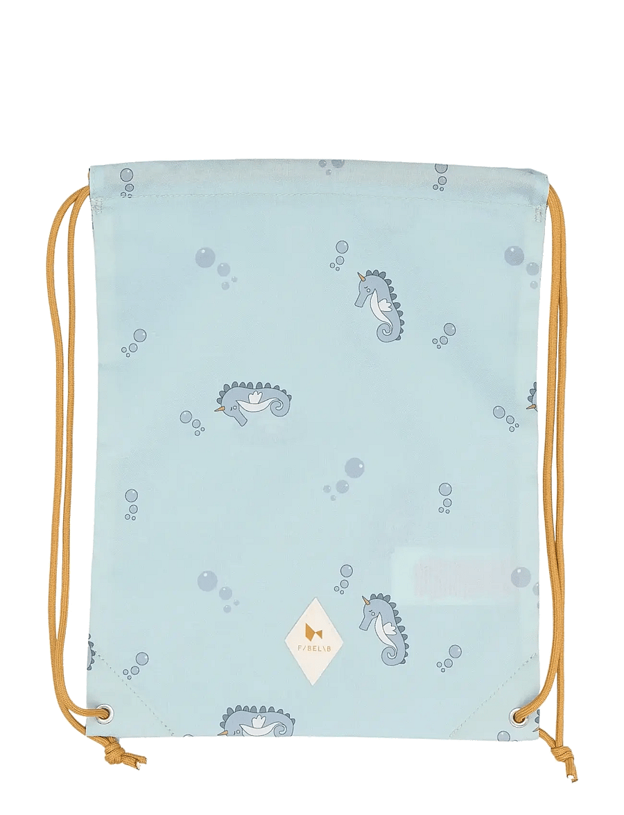 Fabelab - String Bag - Under The Sea - Íþróttatöskur - misty blue - 2