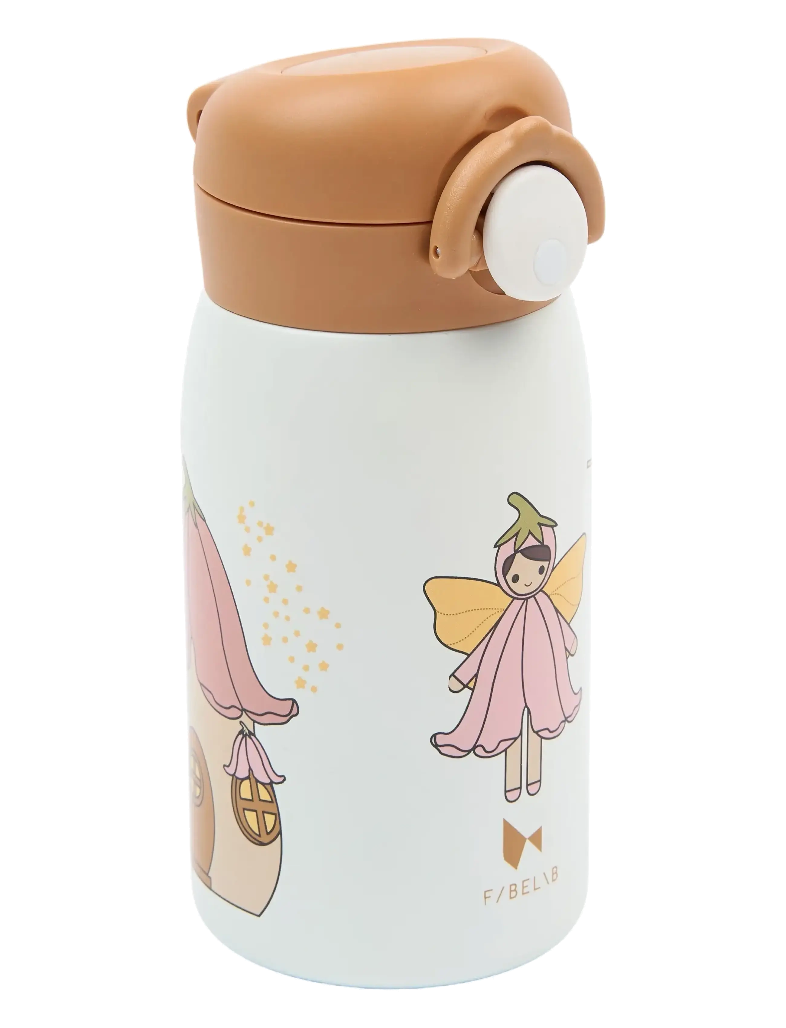 Fabelab Water Bottle Small Fairy, 320 ml, Home, Weiß - Meal Time, Kinder