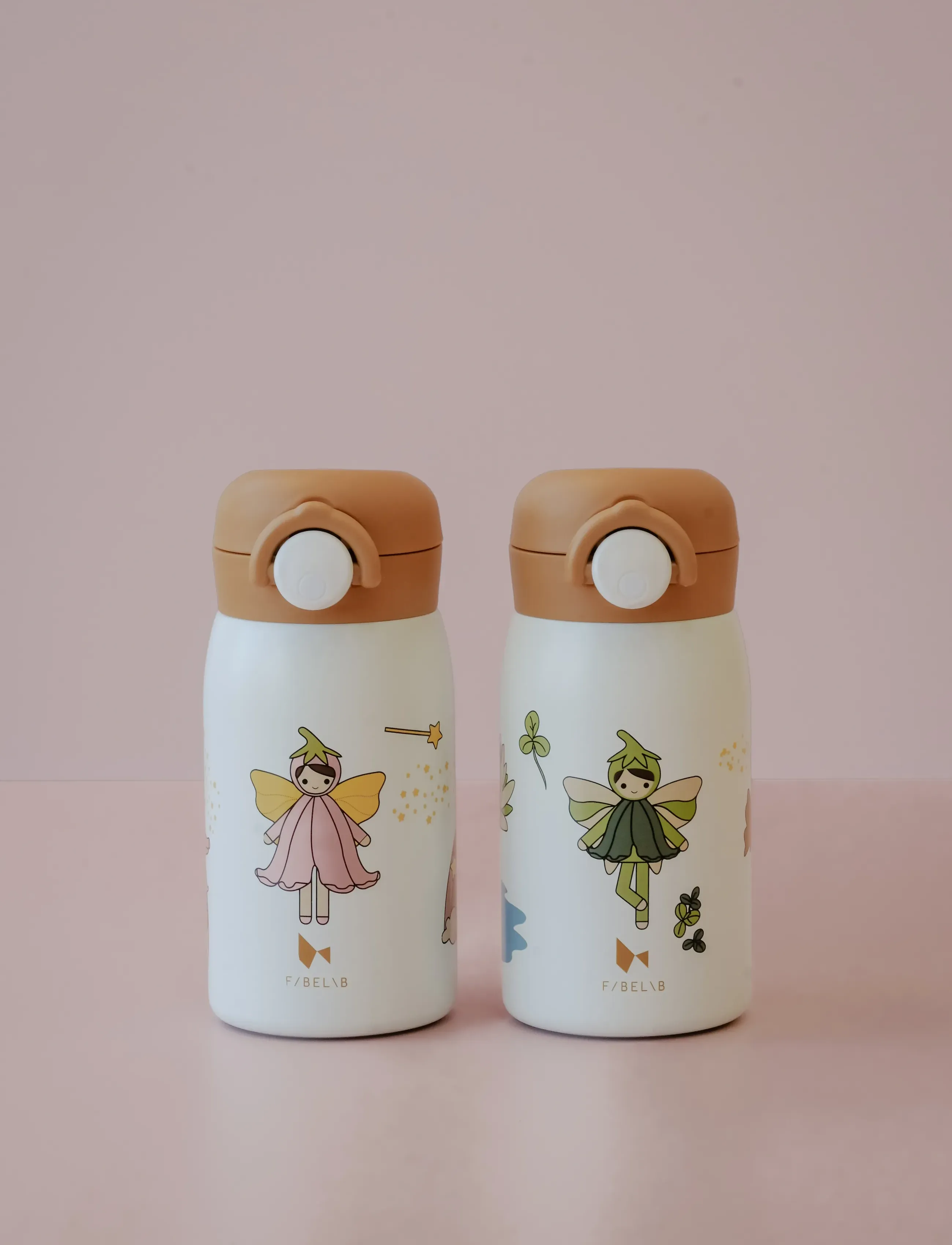 Fabelab Water Bottle Small Elf, 320 ml, Home, Weiß - Meal Time, Kinder