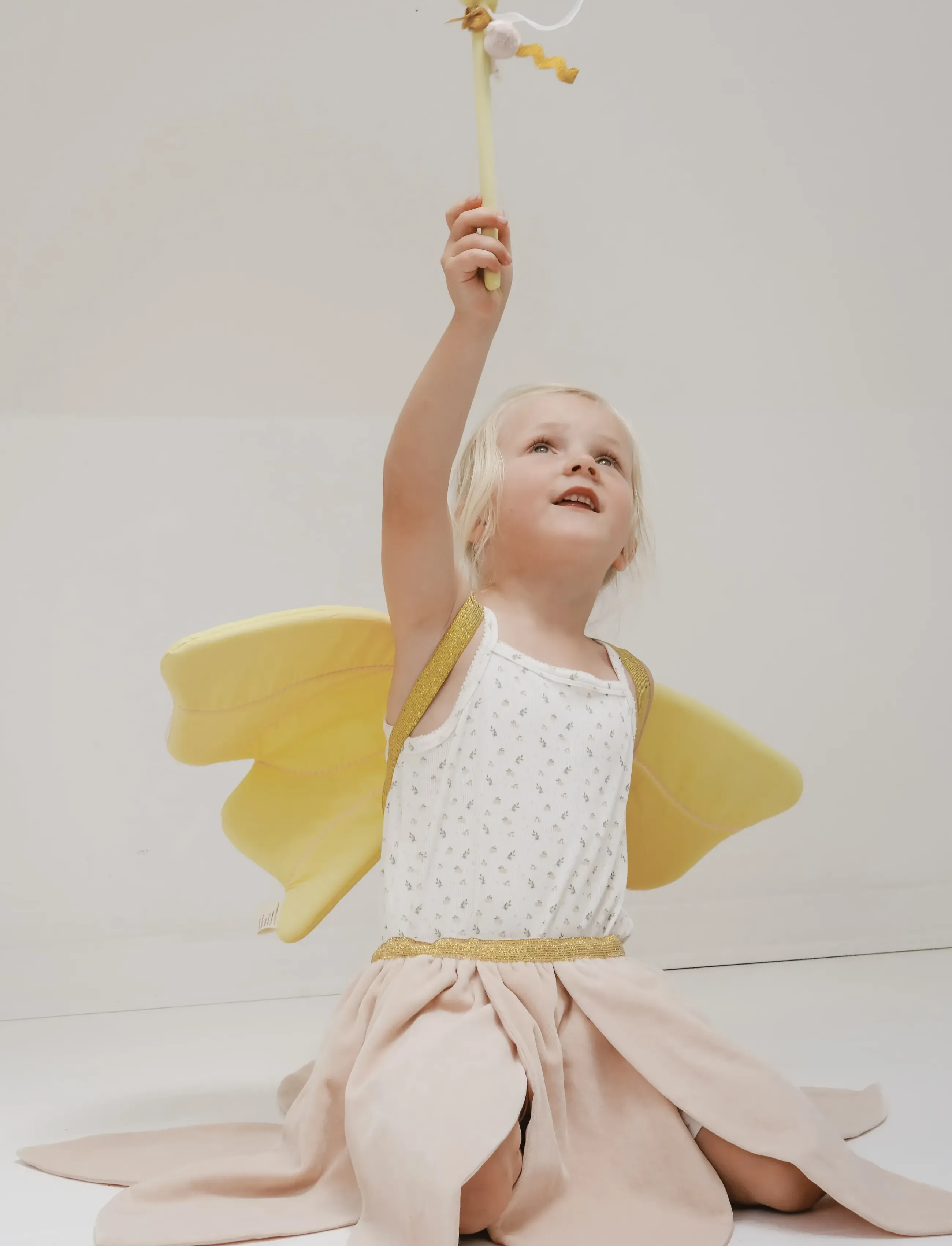 Fabelab Dress-Up Fairy, 3-5Y, Costumes & Accessories, Gelb - Character Costumes, Kinder